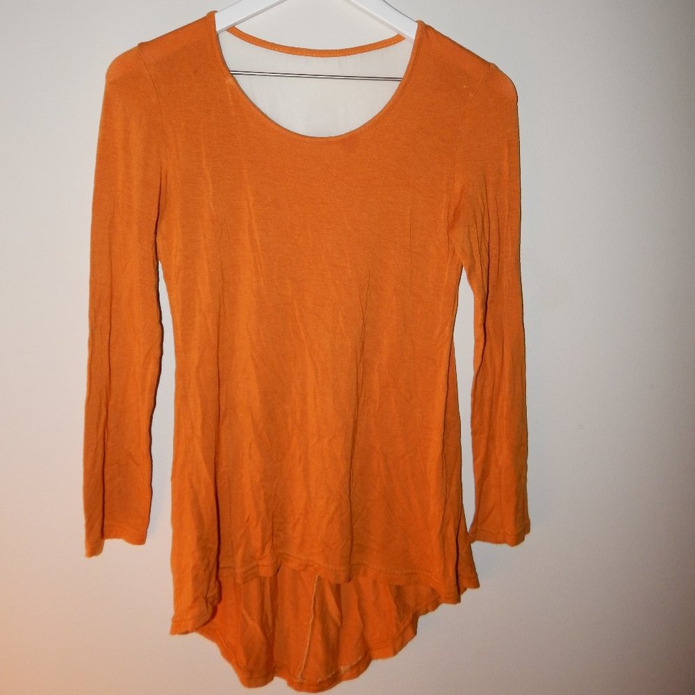Gold High-Low Long Sleeve